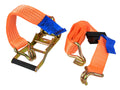 Car Transporter Ratchet Tire Straps for Trailers - J-hooks, 3 m, 4T, 50 mm