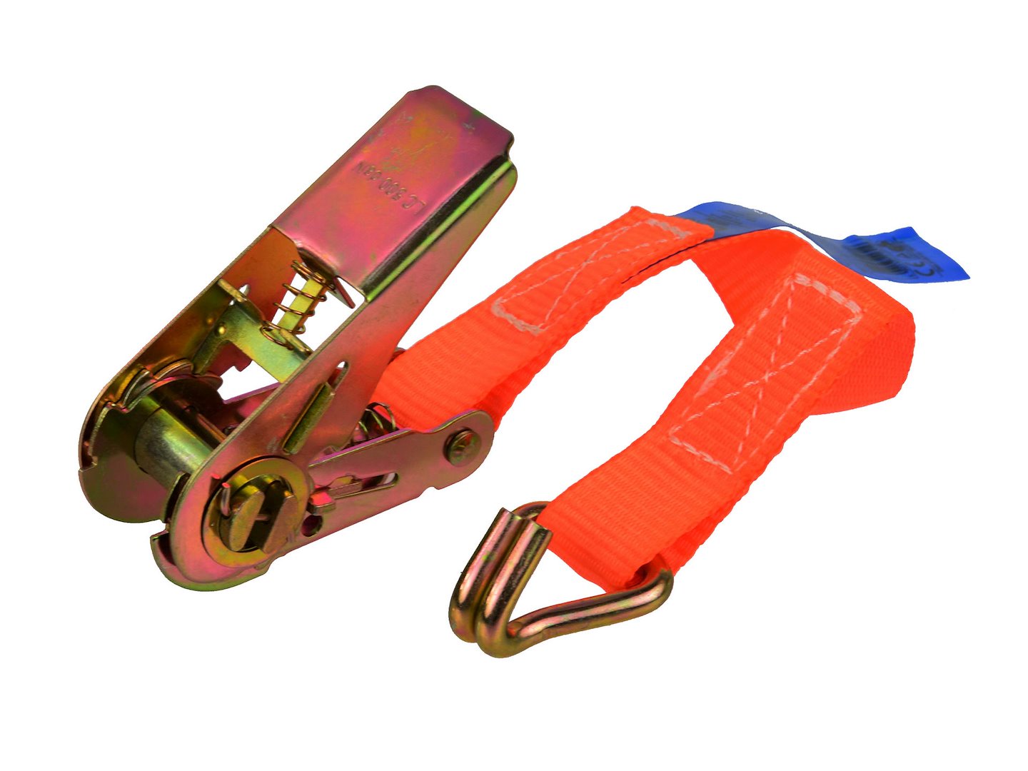 Ratchet Tie-Down Strap with J-Hooks 4 m / 1 T / 25 mm