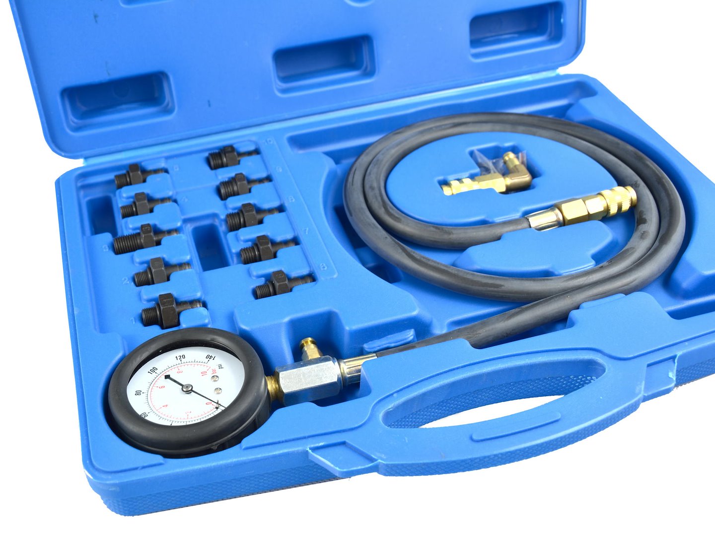 Engine oil pressure tester (expanded set)