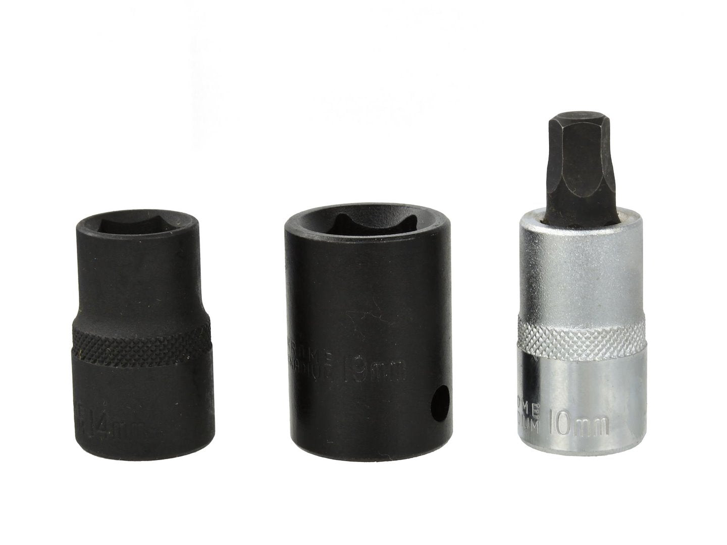 3-piece 1/2" Square Drive Brake Caliper Socket Set