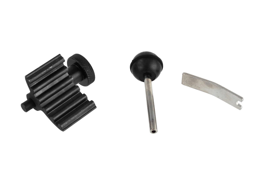 Crankshaft Locking Tool Set with Steel Plate, 3 pcs