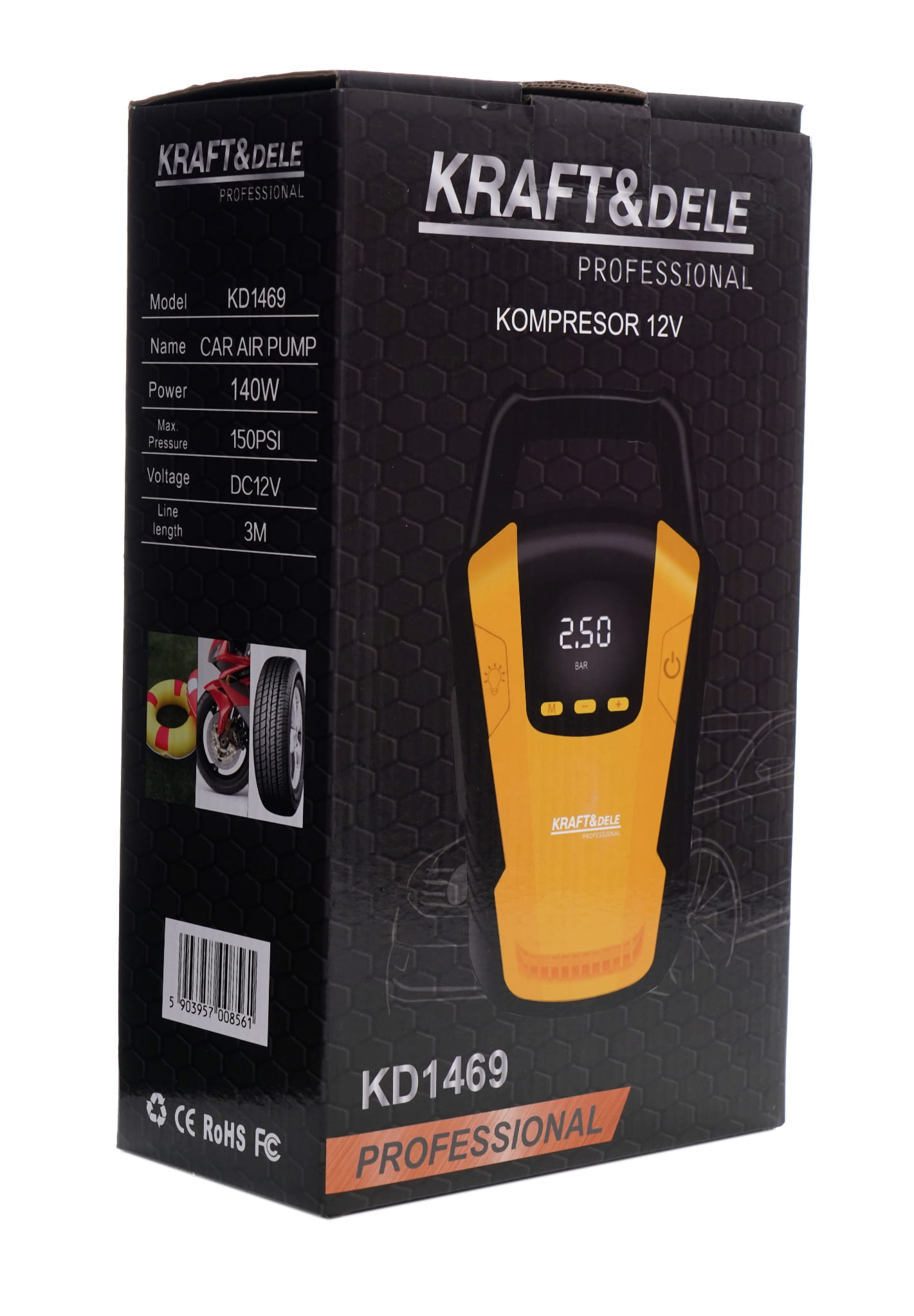 12V 140W AUTOKOMPRESSOR KD1469