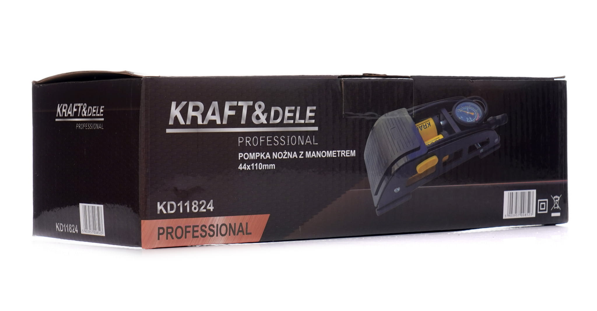 FOOT PUMP WITH PRESSURE GAUGE KD11824