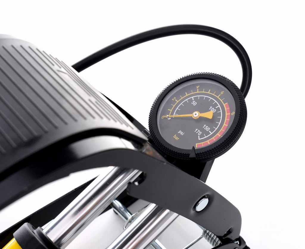 FOOT PUMP WITH PRESSURE GAUGE KD11824