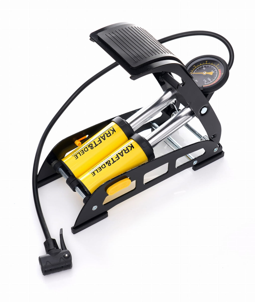 FOOT PUMP WITH PRESSURE GAUGE KD11824