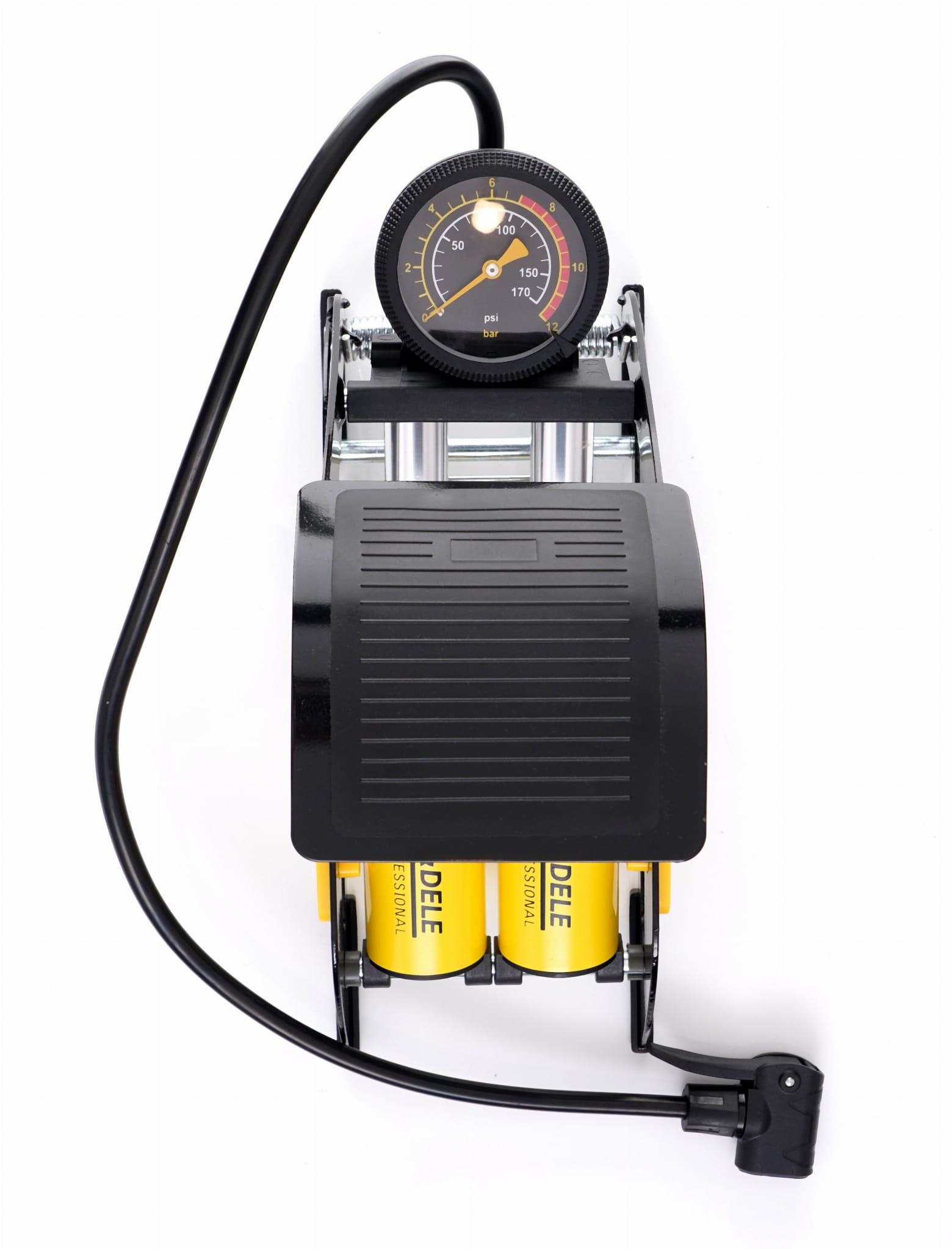 FOOT PUMP WITH PRESSURE GAUGE KD11824