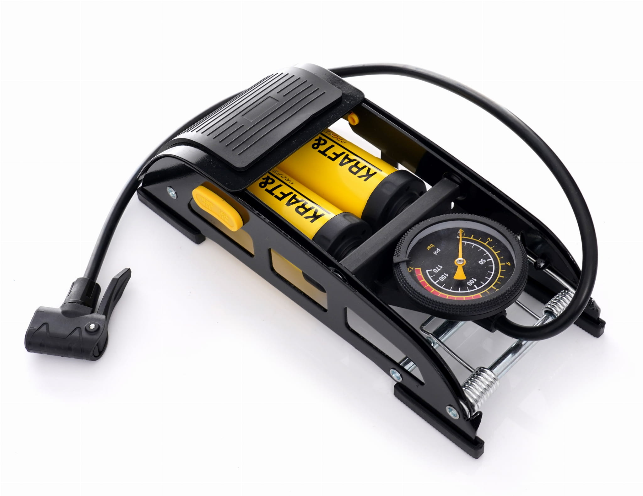 FOOT PUMP WITH PRESSURE GAUGE KD11824