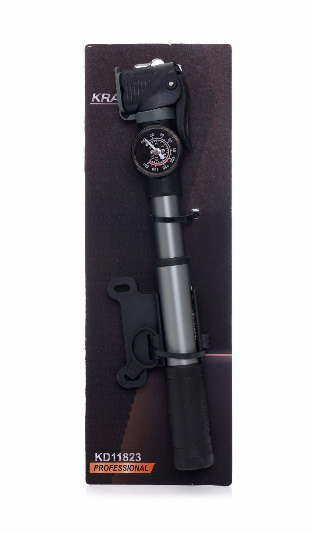 BICYCLE PUMP WITH PRESSURE GAUGE KD11823
