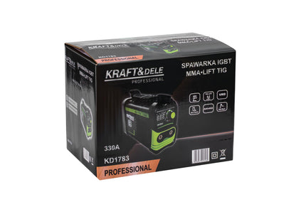 KRAFT&DELE KD1783 keevitusaparaat 330A – MMA / TIG LIFT (VRD)
