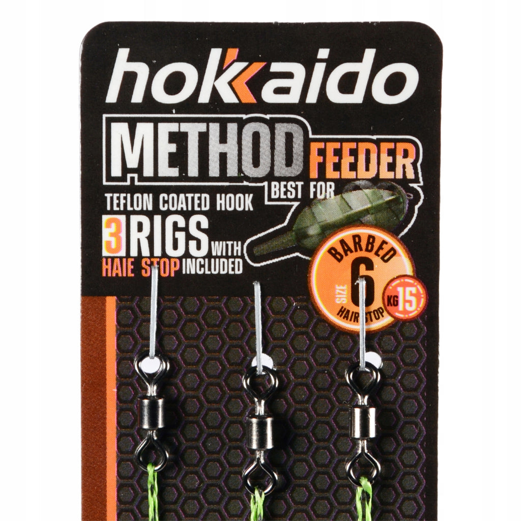 Hokkaido Carp Leader konks 8 juuksega, 3 tk