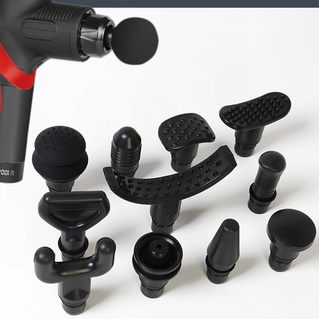 Massage Gun with 12 Interchangeable Heads
