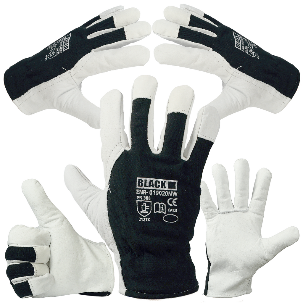 Paigaldaja kaitsekindad, 10" kitsenahast, 1 tk