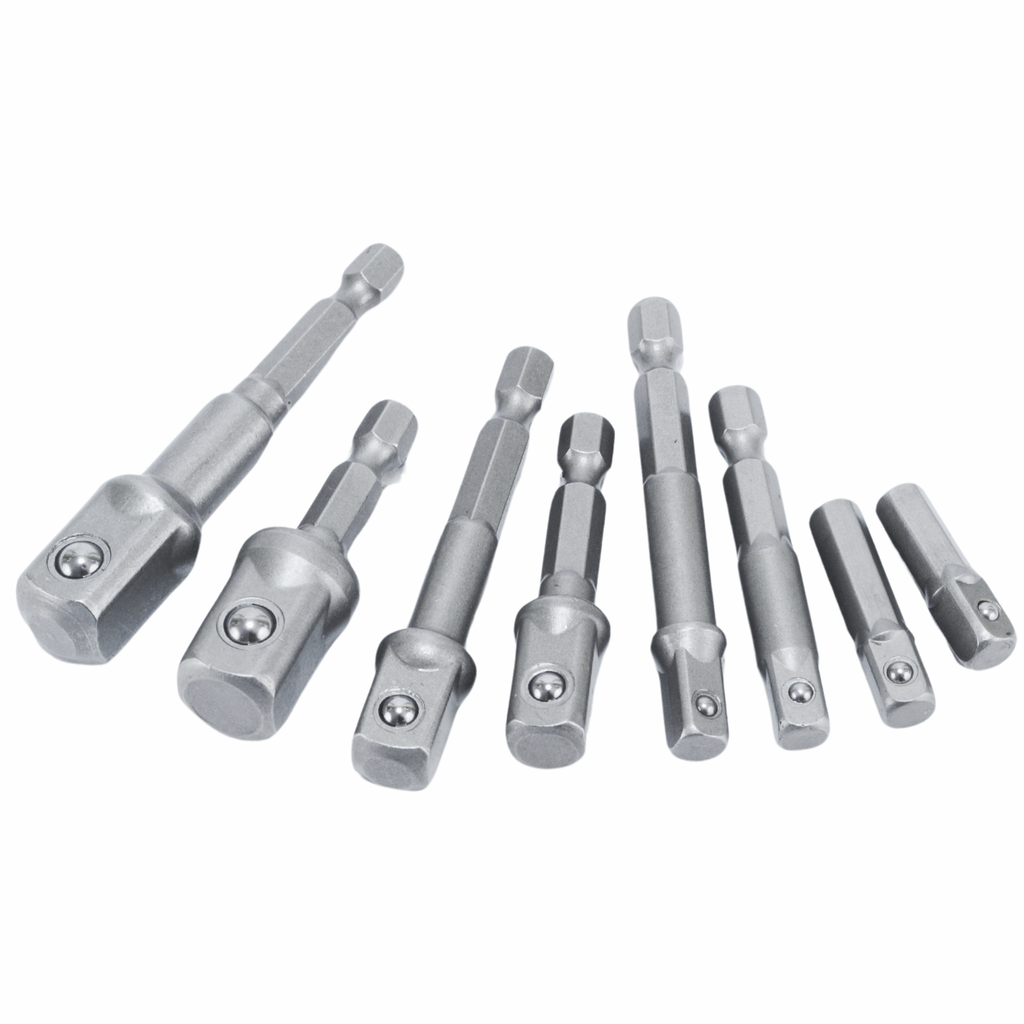Reduction Adapters for Screwdriver Sockets 1/4, 3/8, 1/2