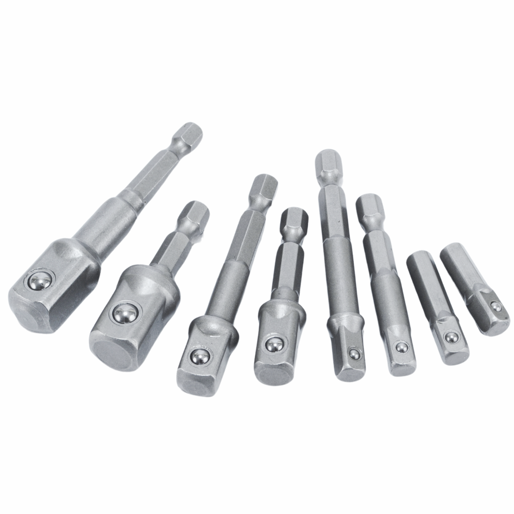 Reduction Adapters for Screwdriver Sockets 1/4, 3/8, 1/2