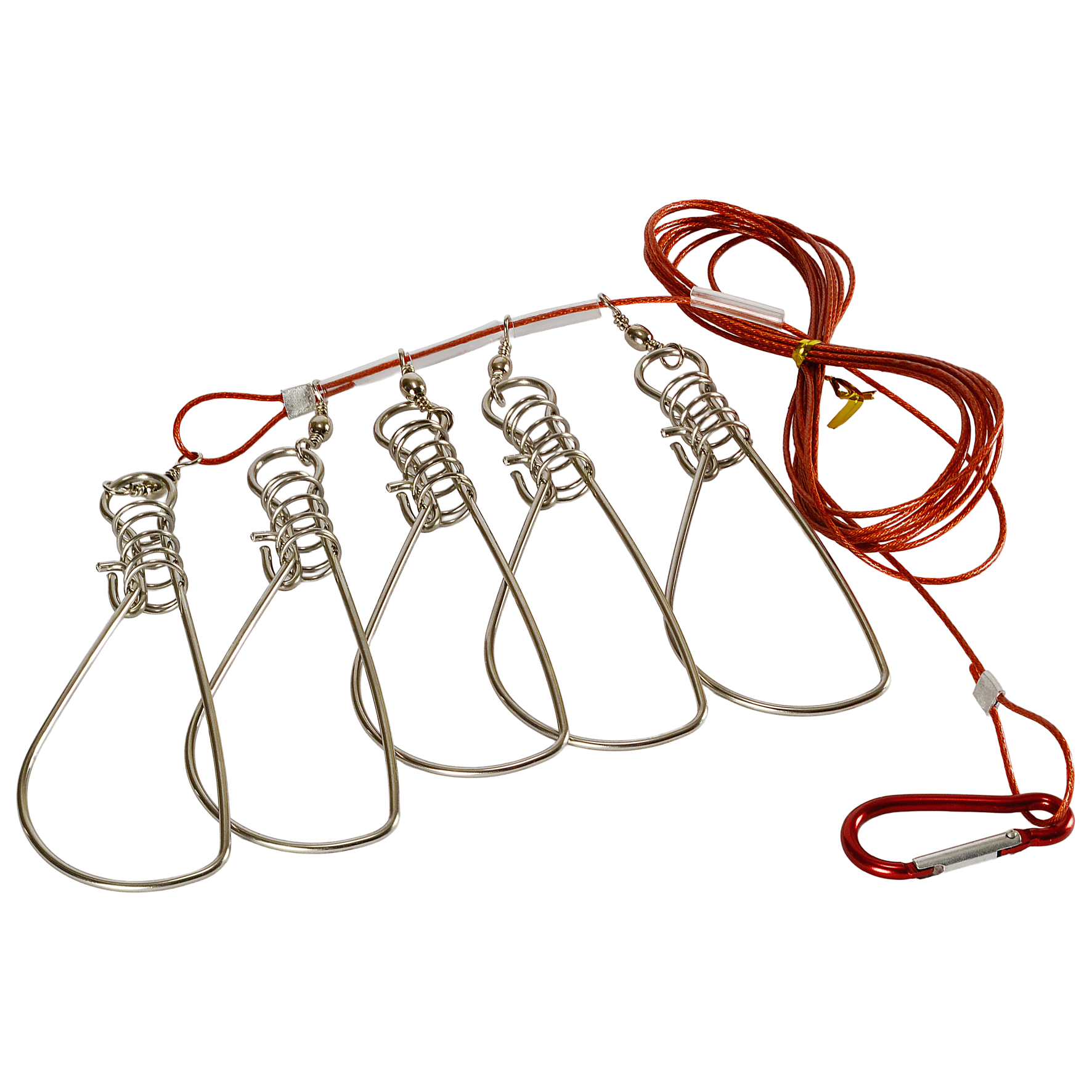 Turvanõelad traadiga kala kinnitamiseks pontoonpaadi külge