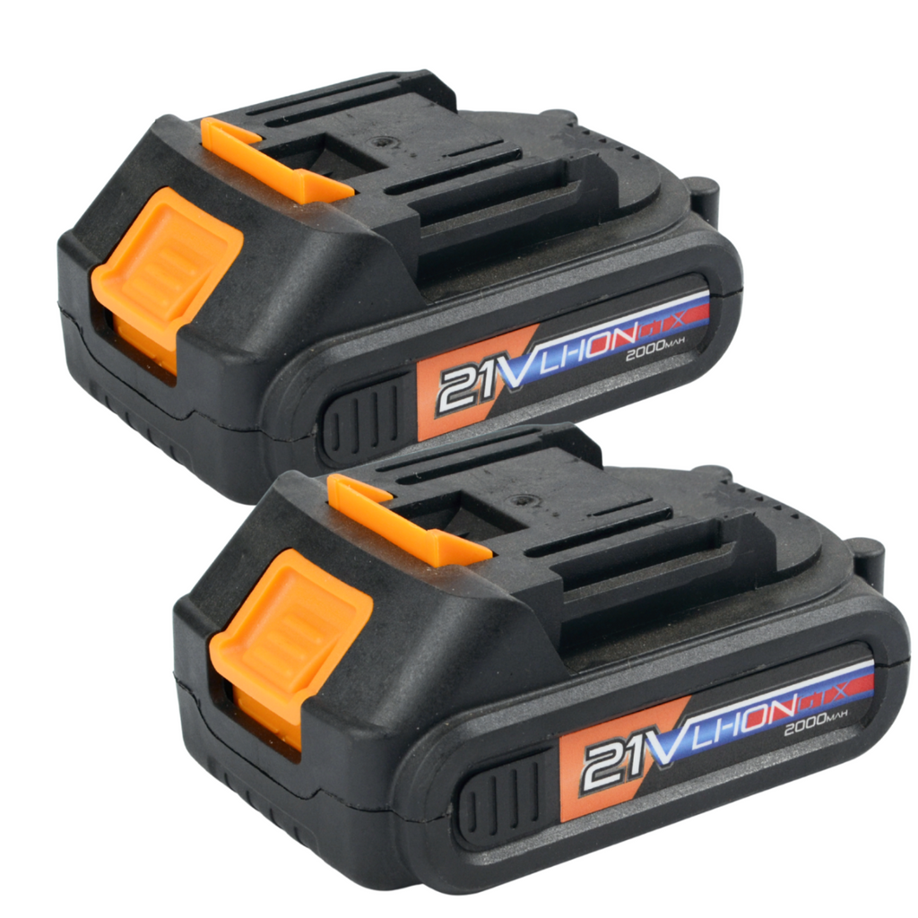 2-ühes juhtmevaba tööriistakomplekt: saag ja oksalõikur 2 x 2Ah akuga