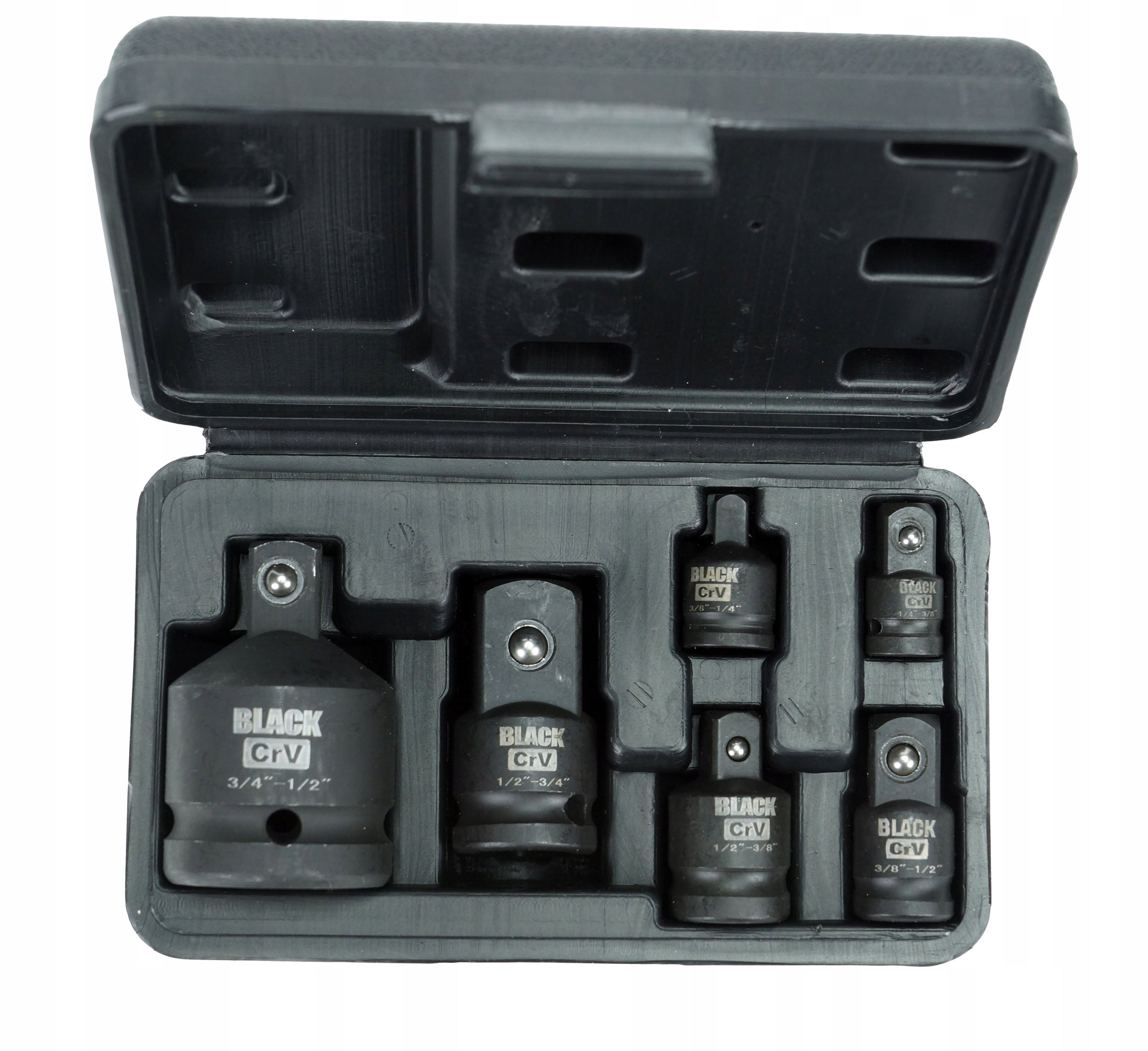 8 tk reduktsioonadapterid 1/2, 1/4, 3/8, 3/4