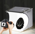 20 cm Portable Collapsible Photo Lightbox with 550 LM Lighting (VB13)