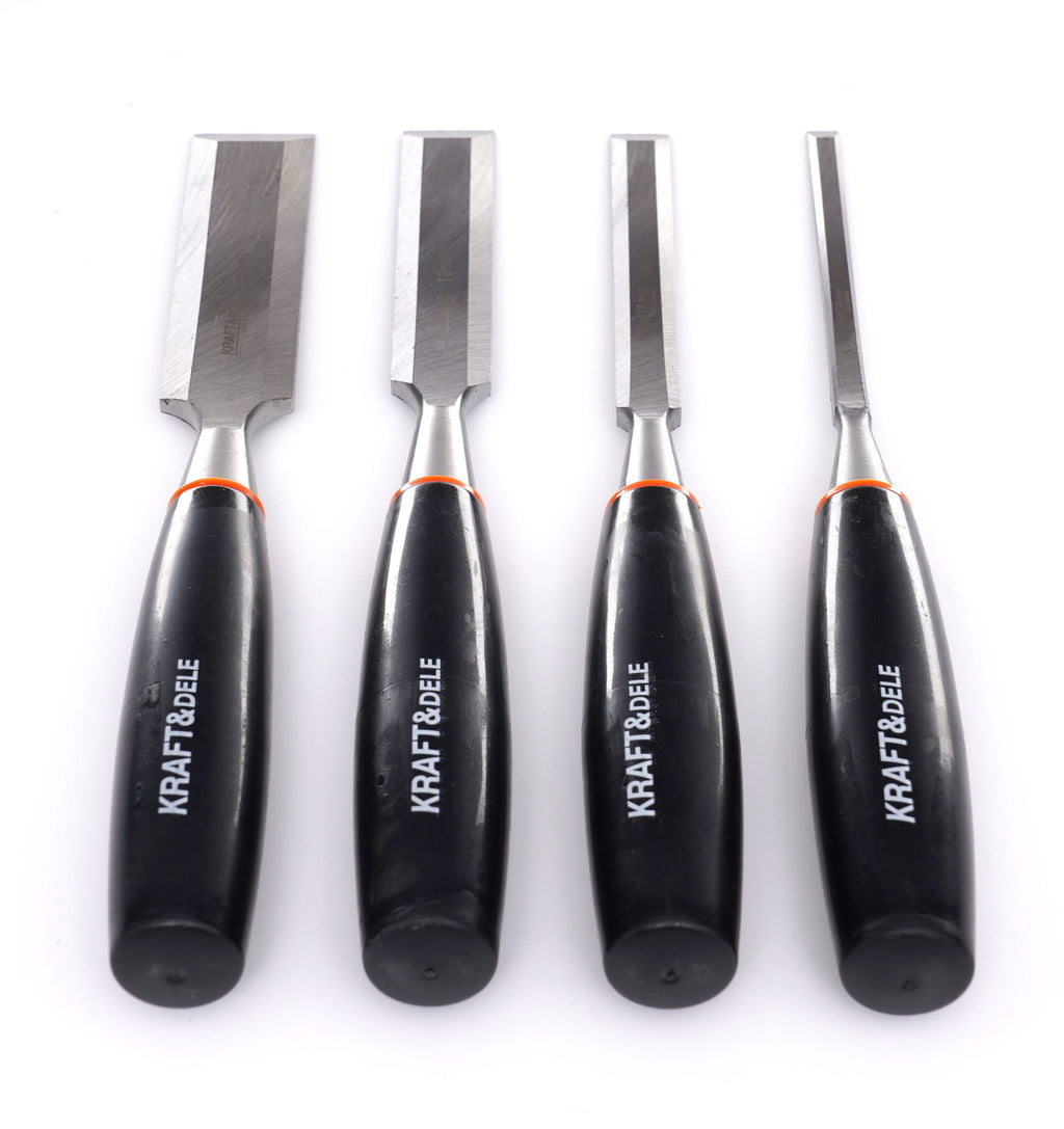 KRAFT&DELE puidutööpeitlite komplekt, 4 tk (6, 12, 19 ja 25 mm) KD11773 (VC2) (VB9)