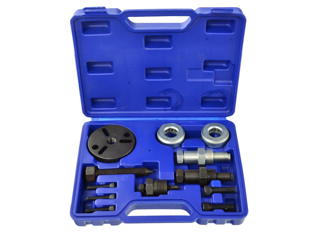 Air conditioning compressor clutch puller