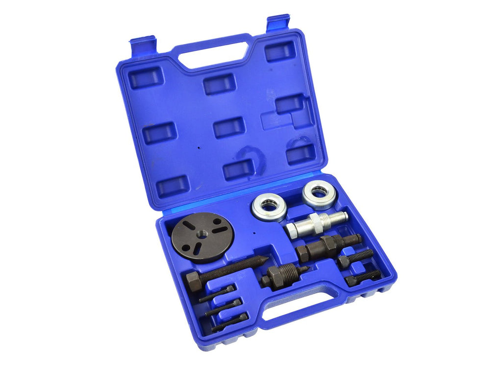 Air conditioning compressor clutch puller