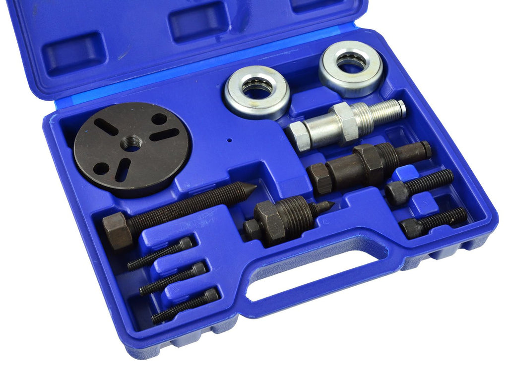 Air conditioning compressor clutch puller