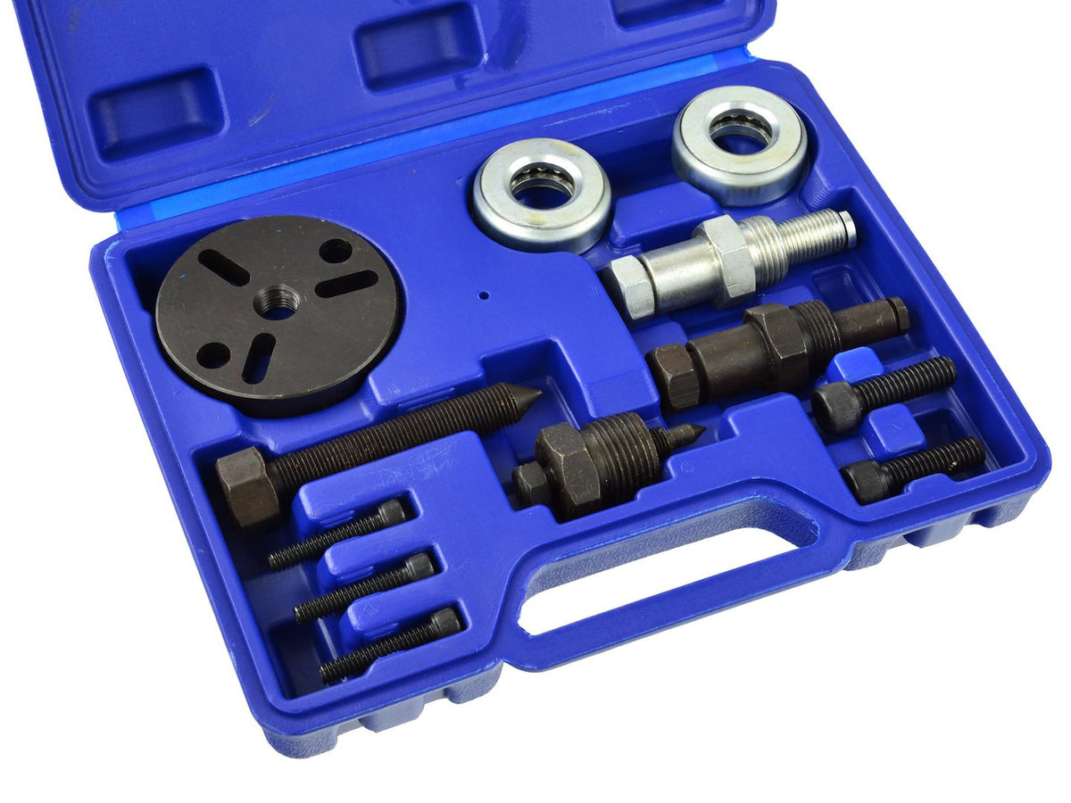 Air conditioning compressor clutch puller