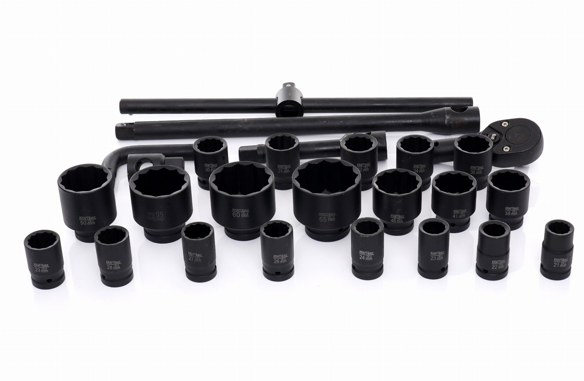 IMPACT SOCKETS 3/4" 26PCS. 12-POINT KD11759