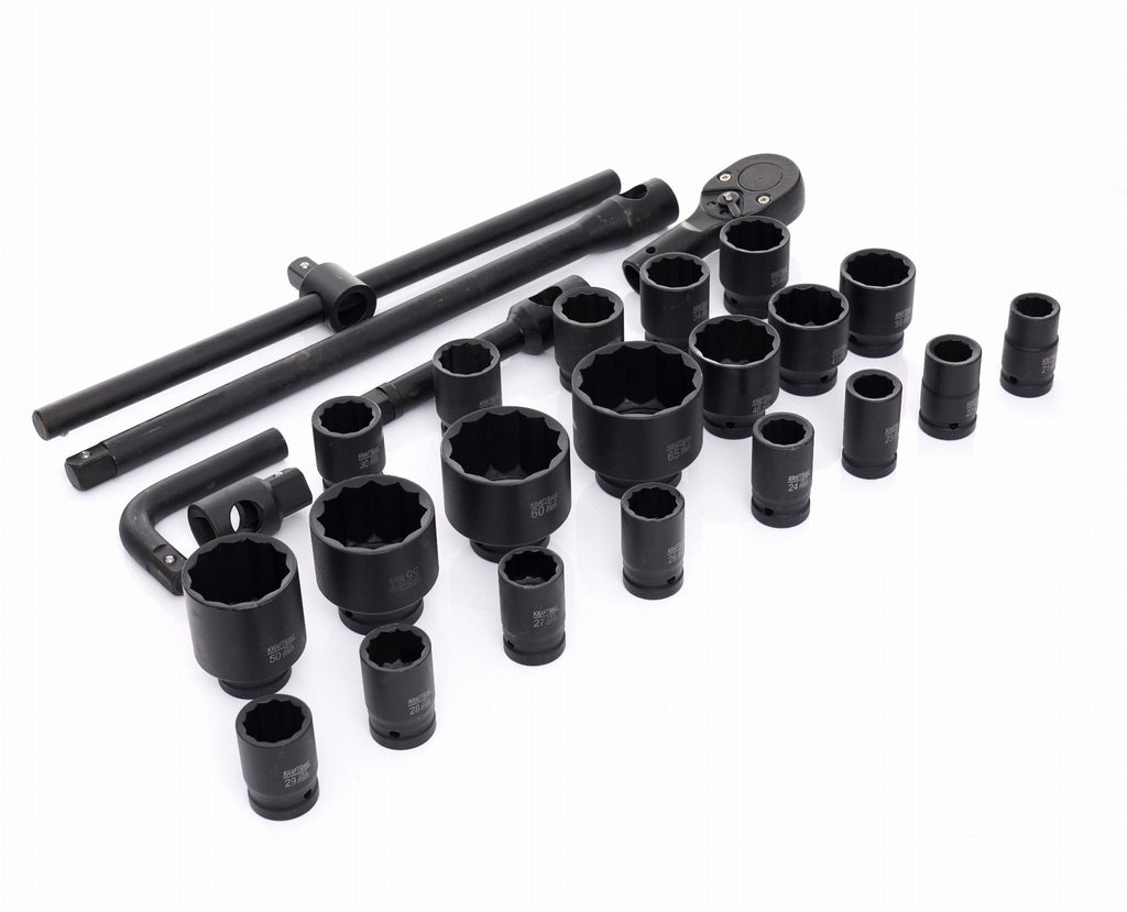 IMPACT SOCKETS 3/4" 26PCS. 12-POINT KD11759