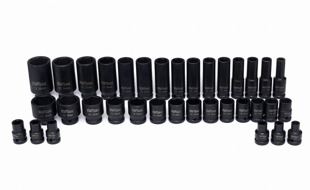 IMPACT SOCKETS 1/2" 35PCS. KD11757 (VD12)