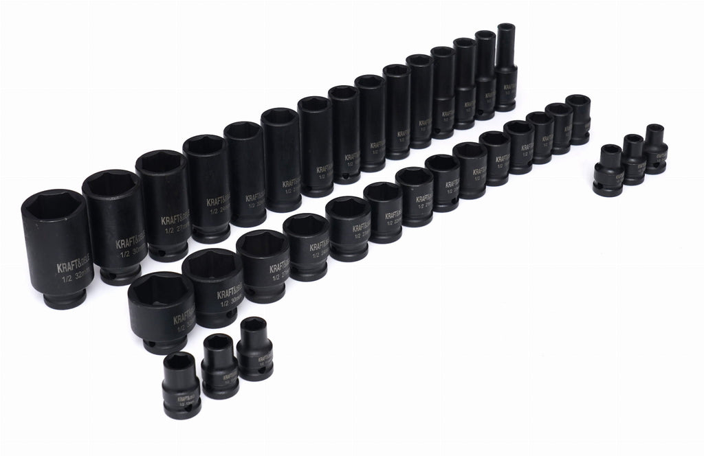 IMPACT SOCKETS 1/2" 35PCS. KD11757 (VD12)