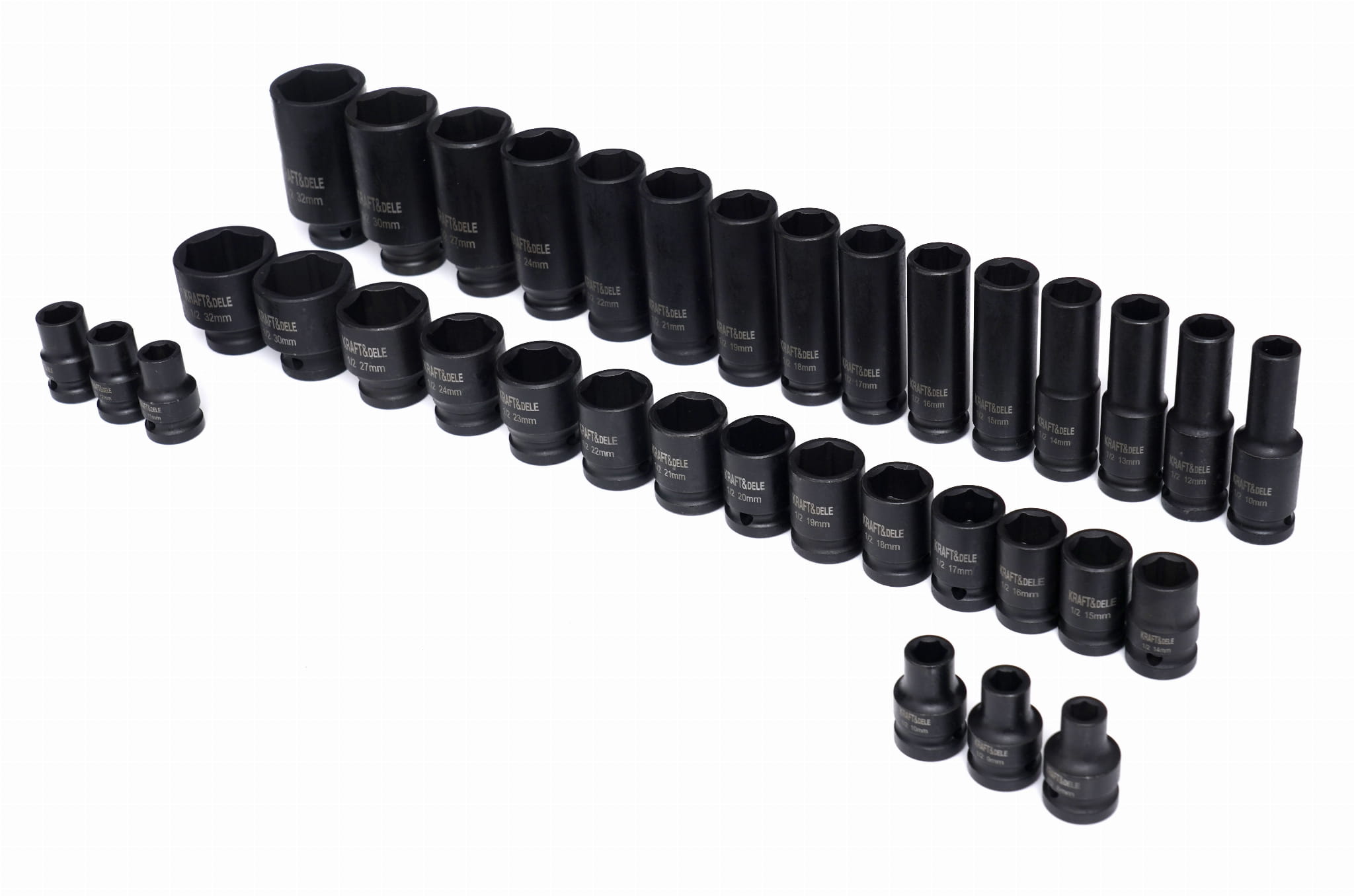 IMPACT SOCKETS 1/2" 35PCS. KD11757 (VD12)