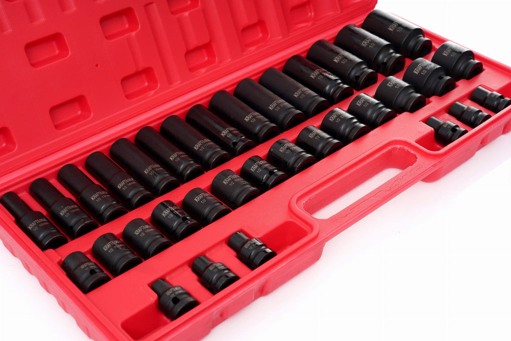 IMPACT SOCKETS 1/2" 35PCS. KD11757 (VD12)