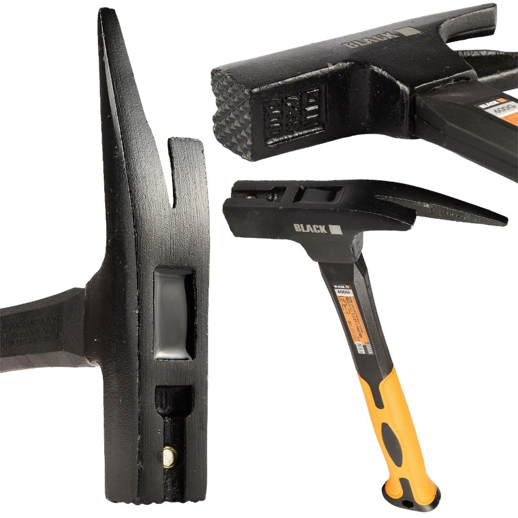 BLACK 20528 600 g carpenter hammer head and magnetic nail holder