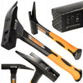 BLACK 600 g roofing and carpenter hammer with fiberglass handle
