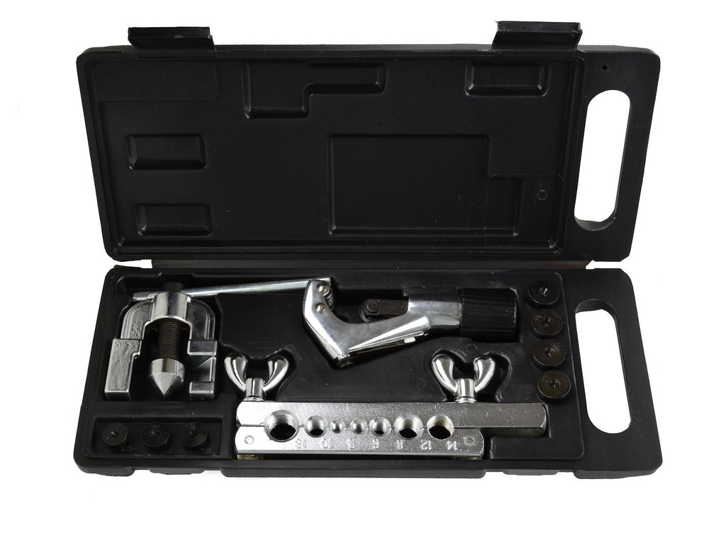 Brake and Fuel Line Flaring Tool Set with Pipe Cutter