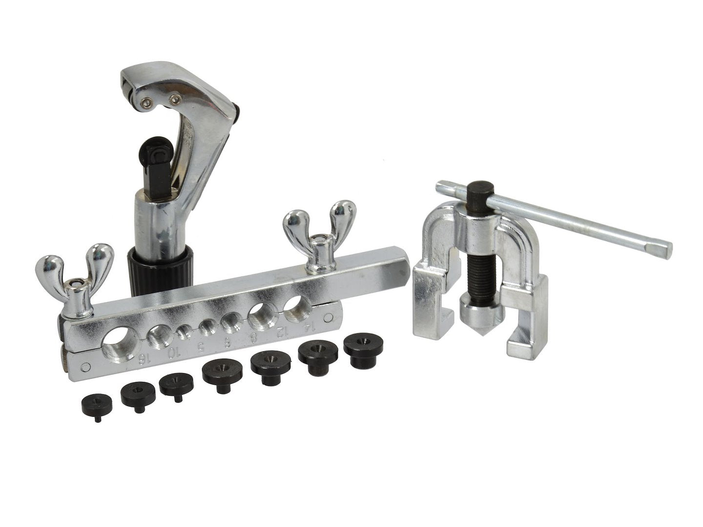 Brake and Fuel Line Flaring Tool Set with Pipe Cutter