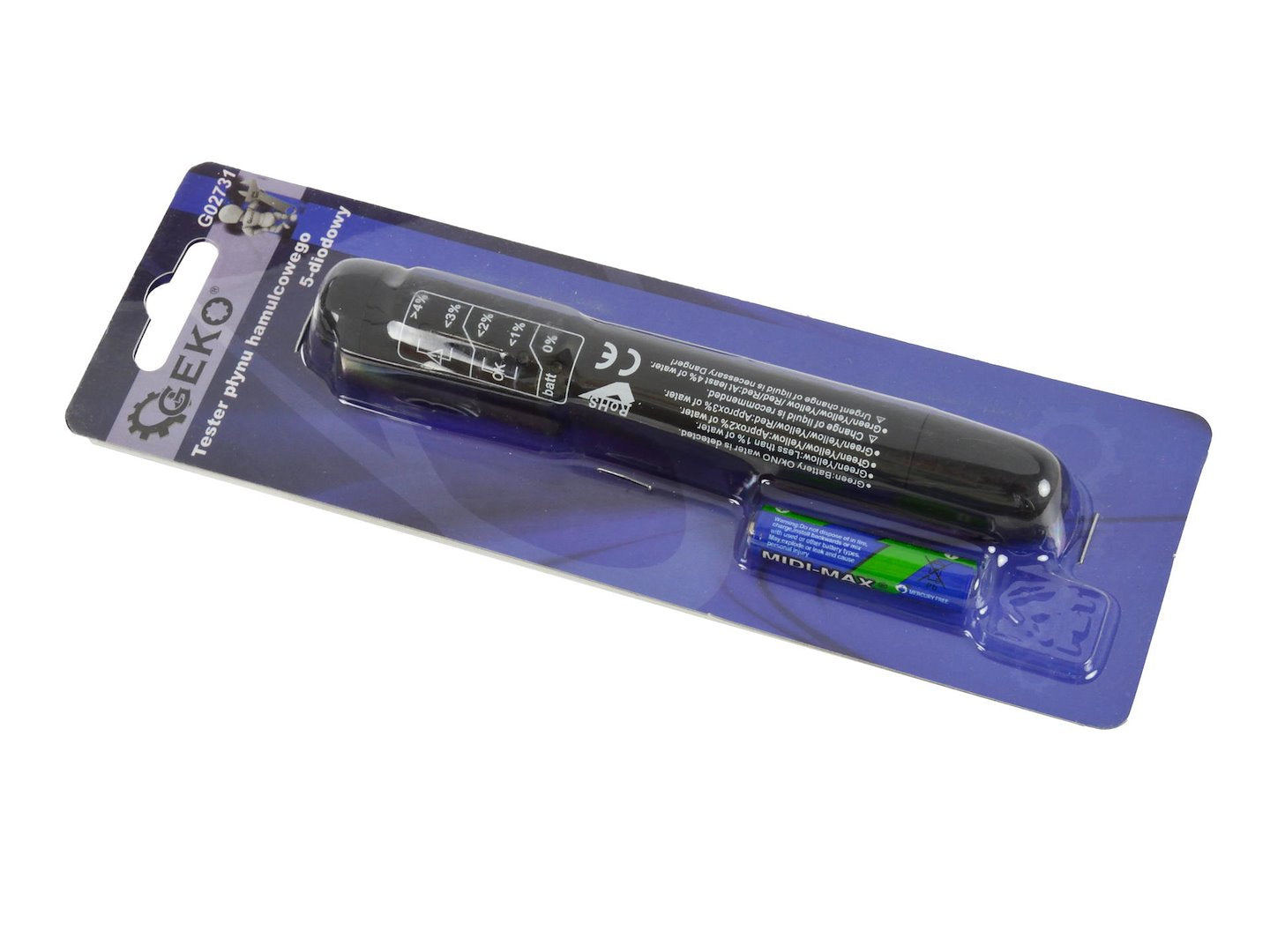 Electronic Brake Fluid Tester (5 diodes)
