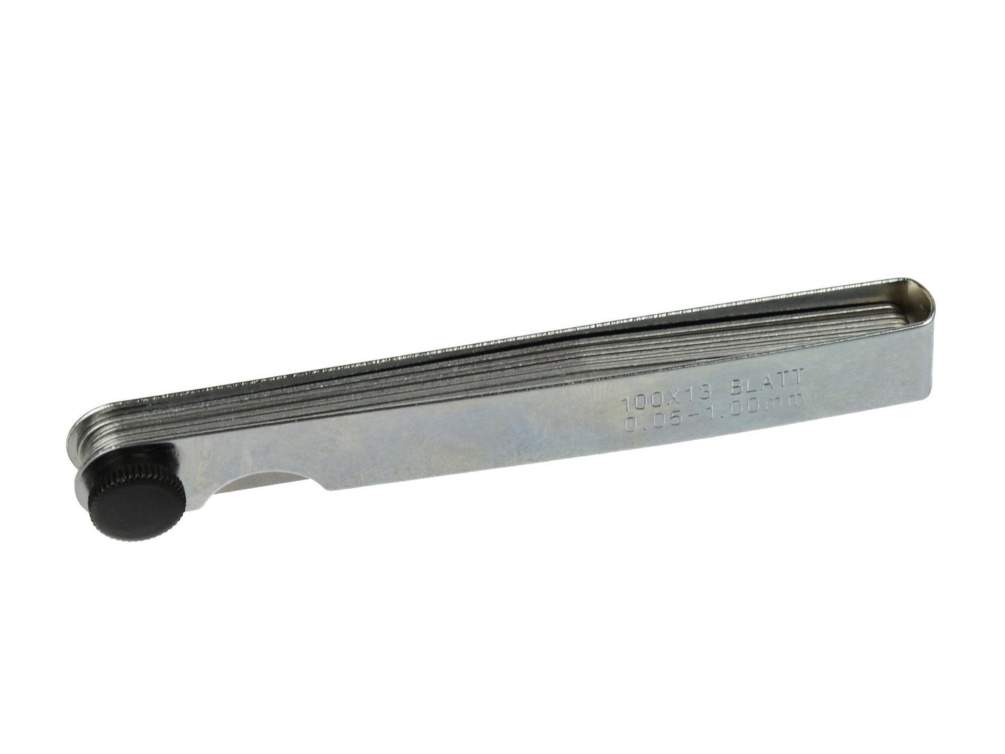 Feeler Gauge 0.05–1.00 mm, 13 Blades