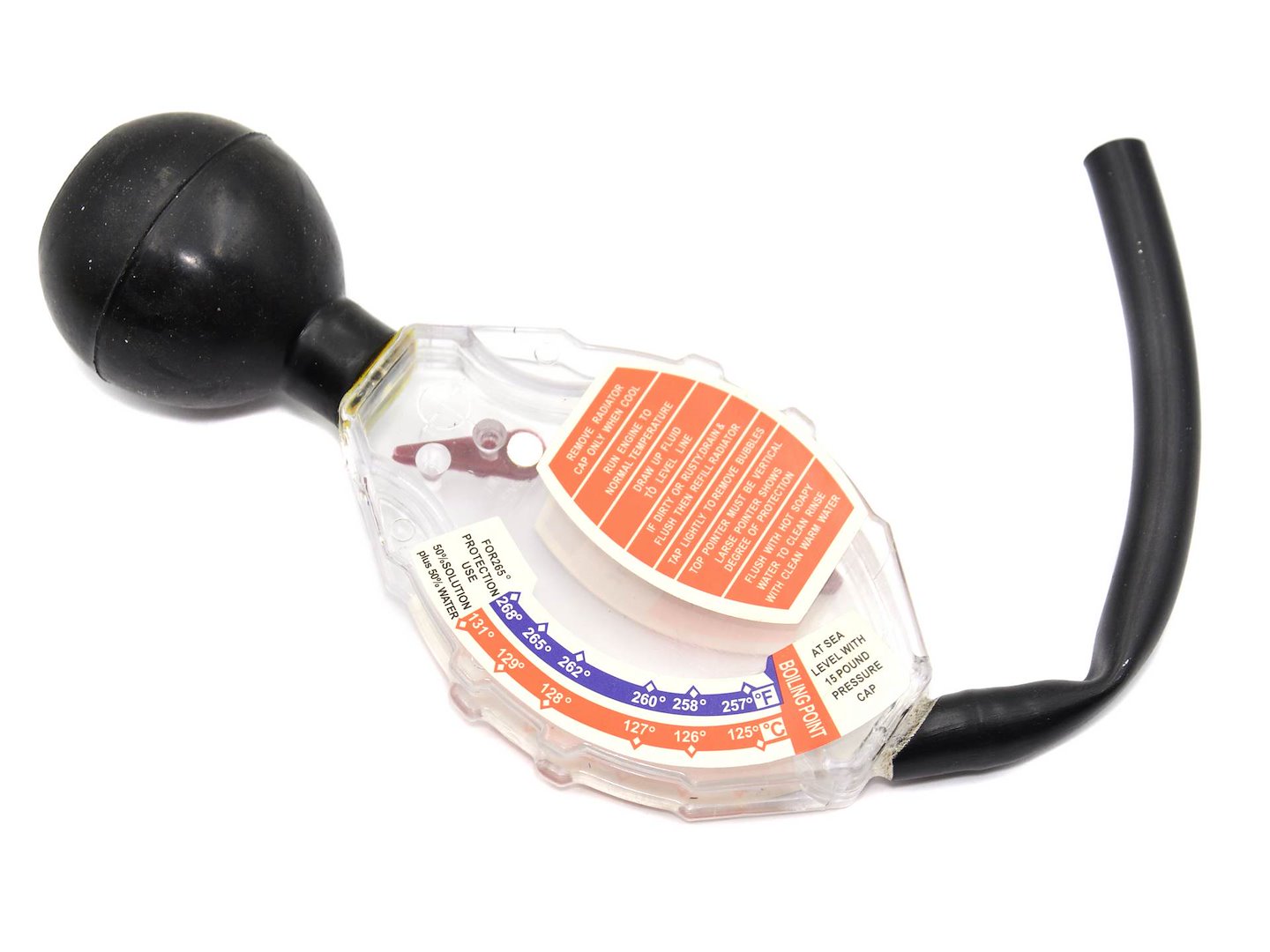 Radiator fluid tester