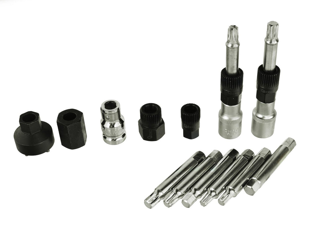 13-piece 1/2" Alternator Hex and Star Bit Kit