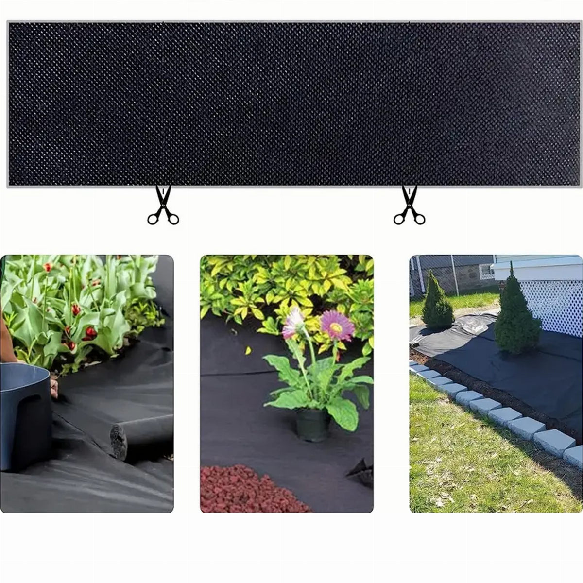 UV-kindel must umbrohutõrjekangas 90 g/m² 0,8 × 50 m I-S-2-3