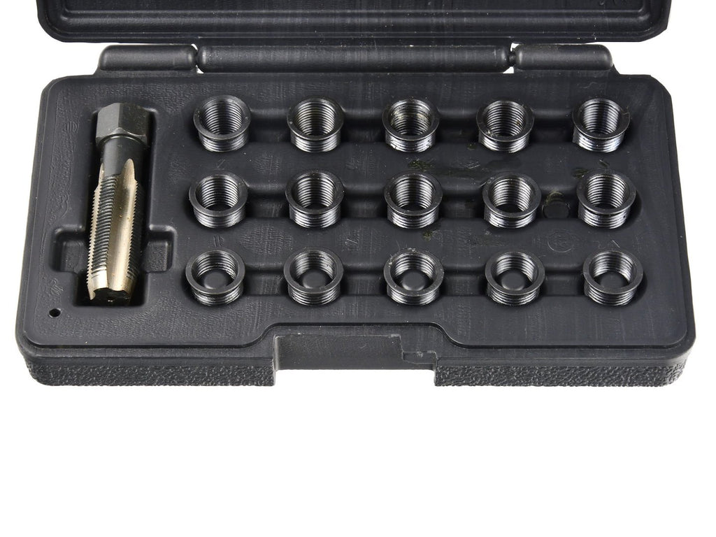 16-piece Spark Plug Thread Repair Kit M14 x 1.25
