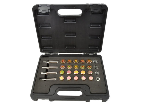 64-Piece Oil Pan Plug Thread Repair Kit M13 M15 M17 M20