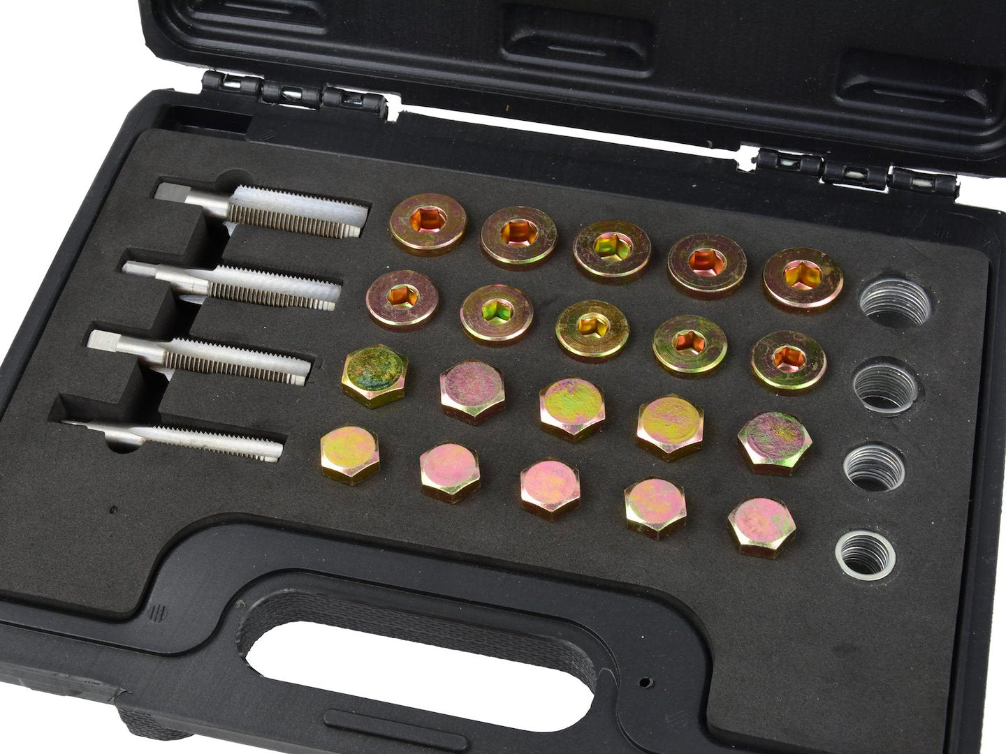 64-Piece Oil Pan Plug Thread Repair Kit M13 M15 M17 M20