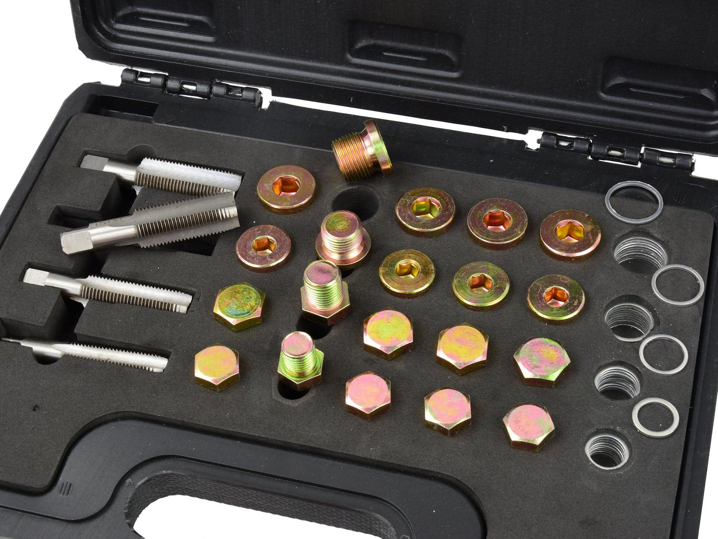 64-Piece Oil Pan Plug Thread Repair Kit M13 M15 M17 M20
