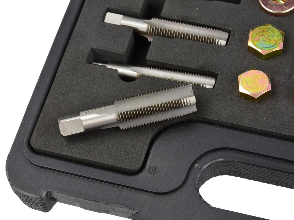 64-Piece Oil Pan Plug Thread Repair Kit M13 M15 M17 M20