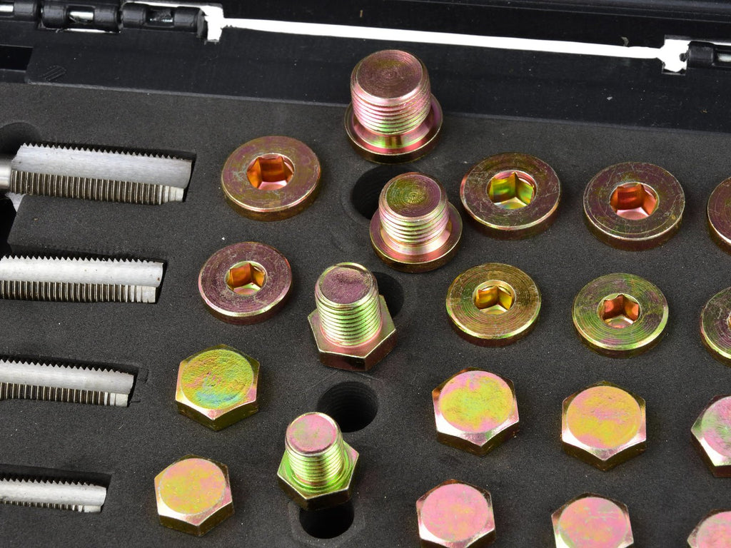 64-Piece Oil Pan Plug Thread Repair Kit M13 M15 M17 M20