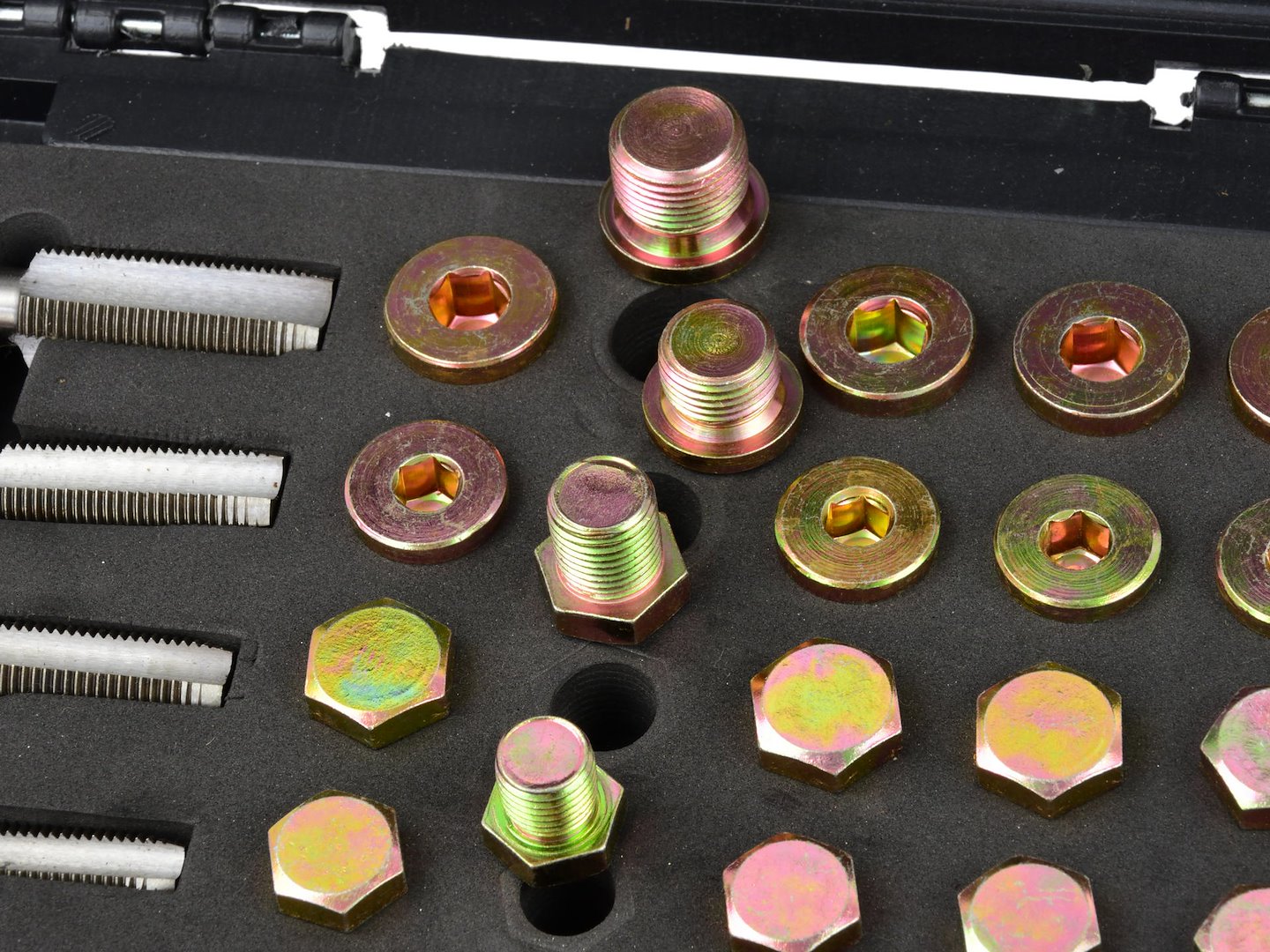 64-Piece Oil Pan Plug Thread Repair Kit M13 M15 M17 M20