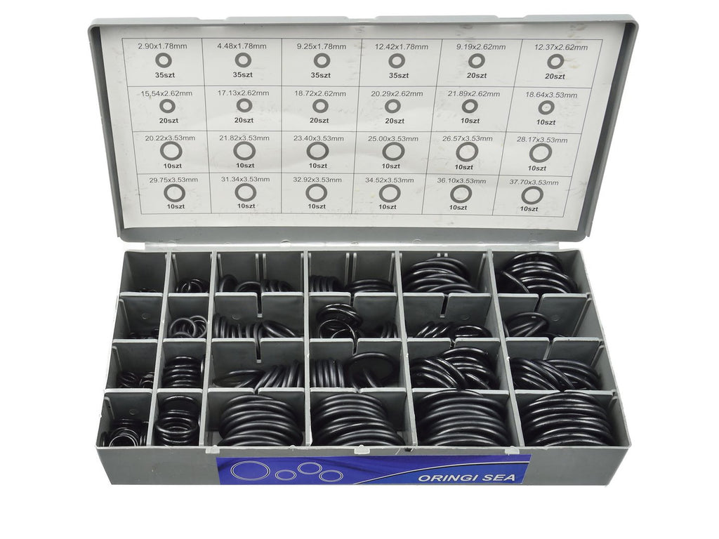 O-ring assortment, 900 pcs